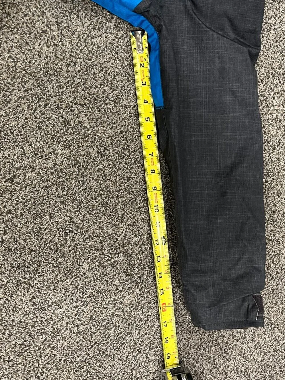 Volcom Kids Medium Long Woodland Insulated Ski Snowboard Blue Yellow Jacket